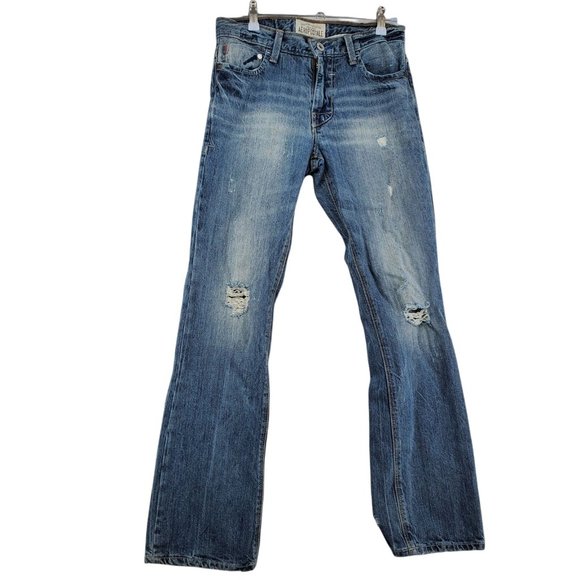 Aeropostale Jeans Women's Boot Cut 5-Pocket Denim Slim Fit Denim Blue 27/30 - Picture 1 of 11